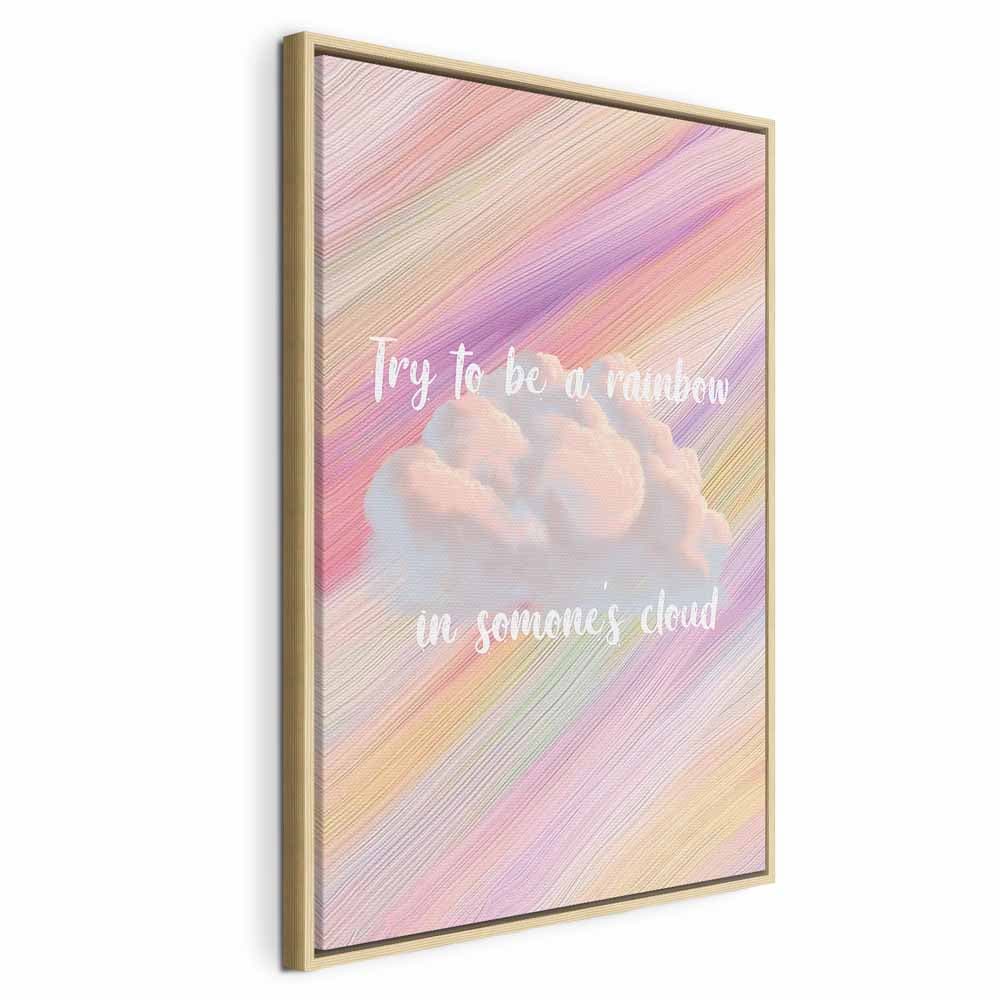 Картина на полотні Try to Be a Rainbow 40×60 см, стандартне полотно