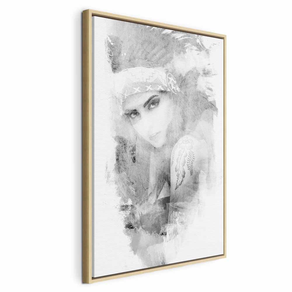 Картина на холсте Etniczne spojrzenie 80×120 см, стандартный холст