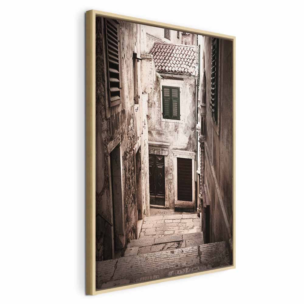 Картина на полотні Retro uliczka 60×90 см, стандартне полотно