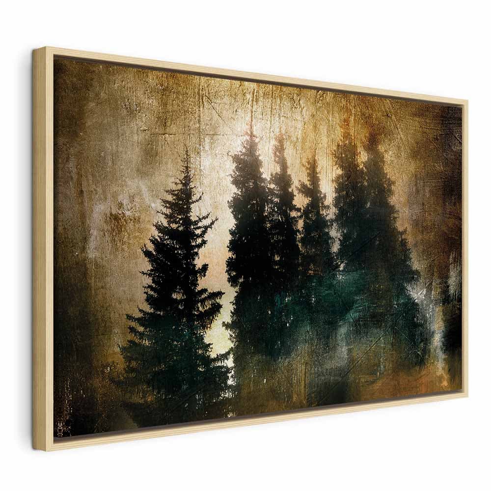 Canvas print Dostojne świerki szeroki 120×80 cm, standard canvas
