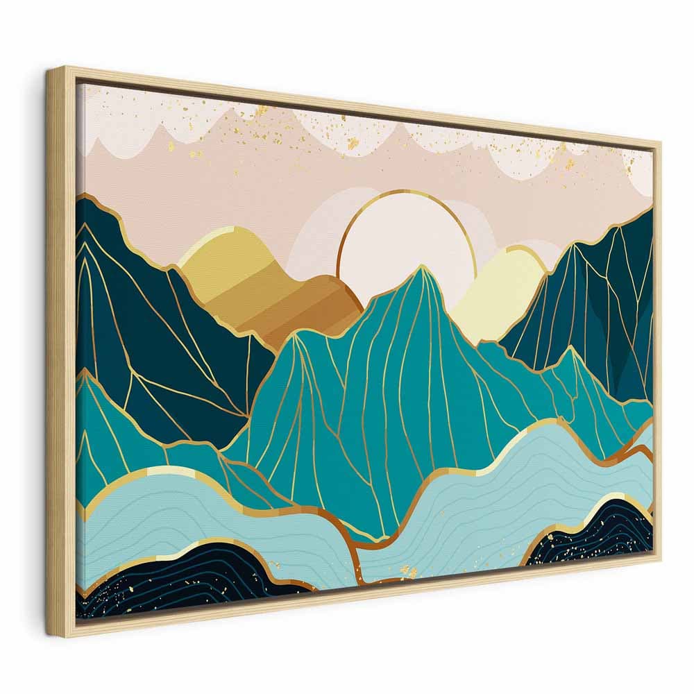 Leinwandbild Zielone pastwiska szeroki 60×40 cm, Standardleinwand