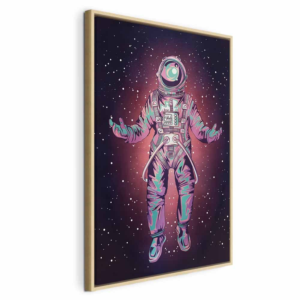 Leinwandbild Samotny podróżnik 80×120 cm, Standardleinwand