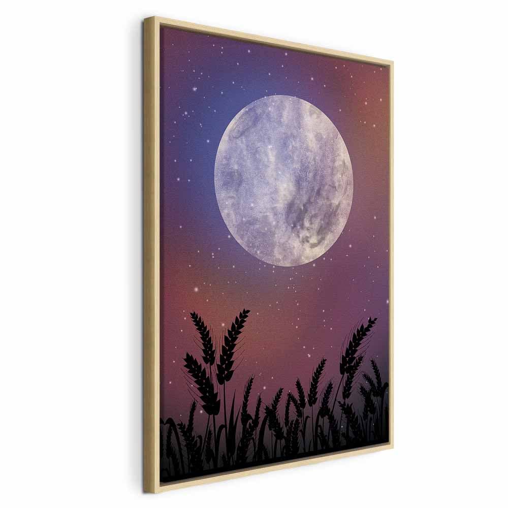 Obraz na płótnie Noc na wsi 60×90 cm, płótno standard