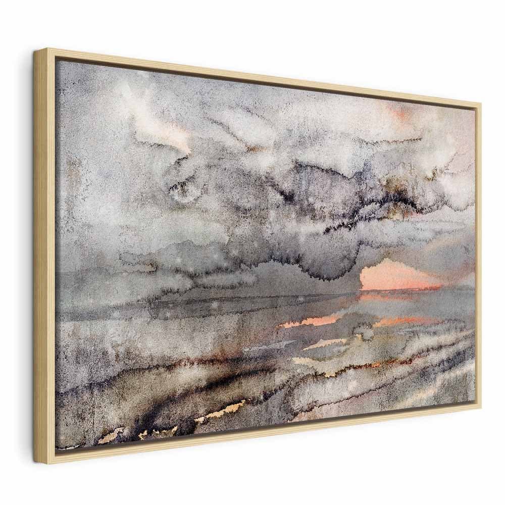 Leinwandbild Chmury połączone szeroki 90×60 cm, Standardleinwand