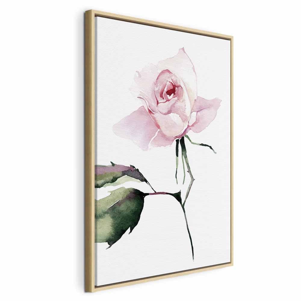 Canvas print Samotna róża 80×120 cm, standard canvas