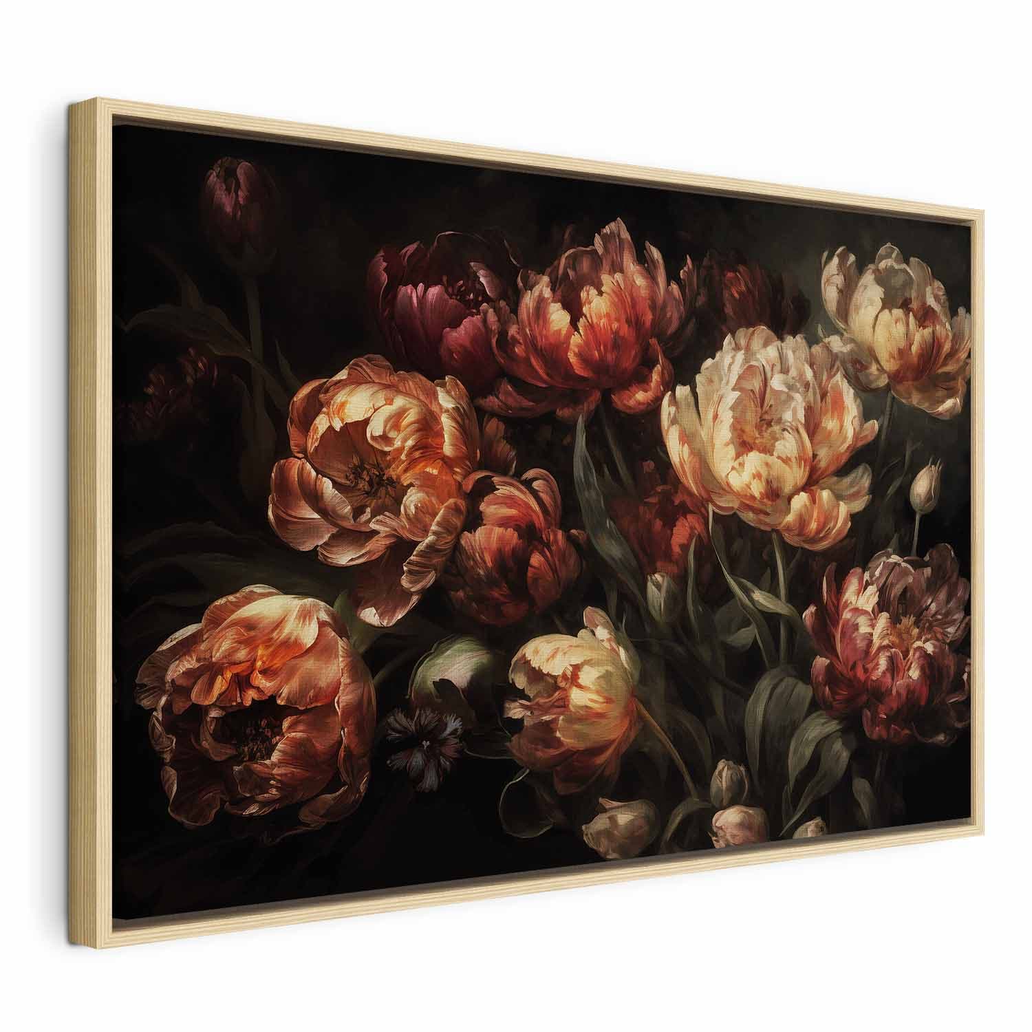 Leinwandbild Kwitnące tulipany 90×60 cm, Standardleinwand