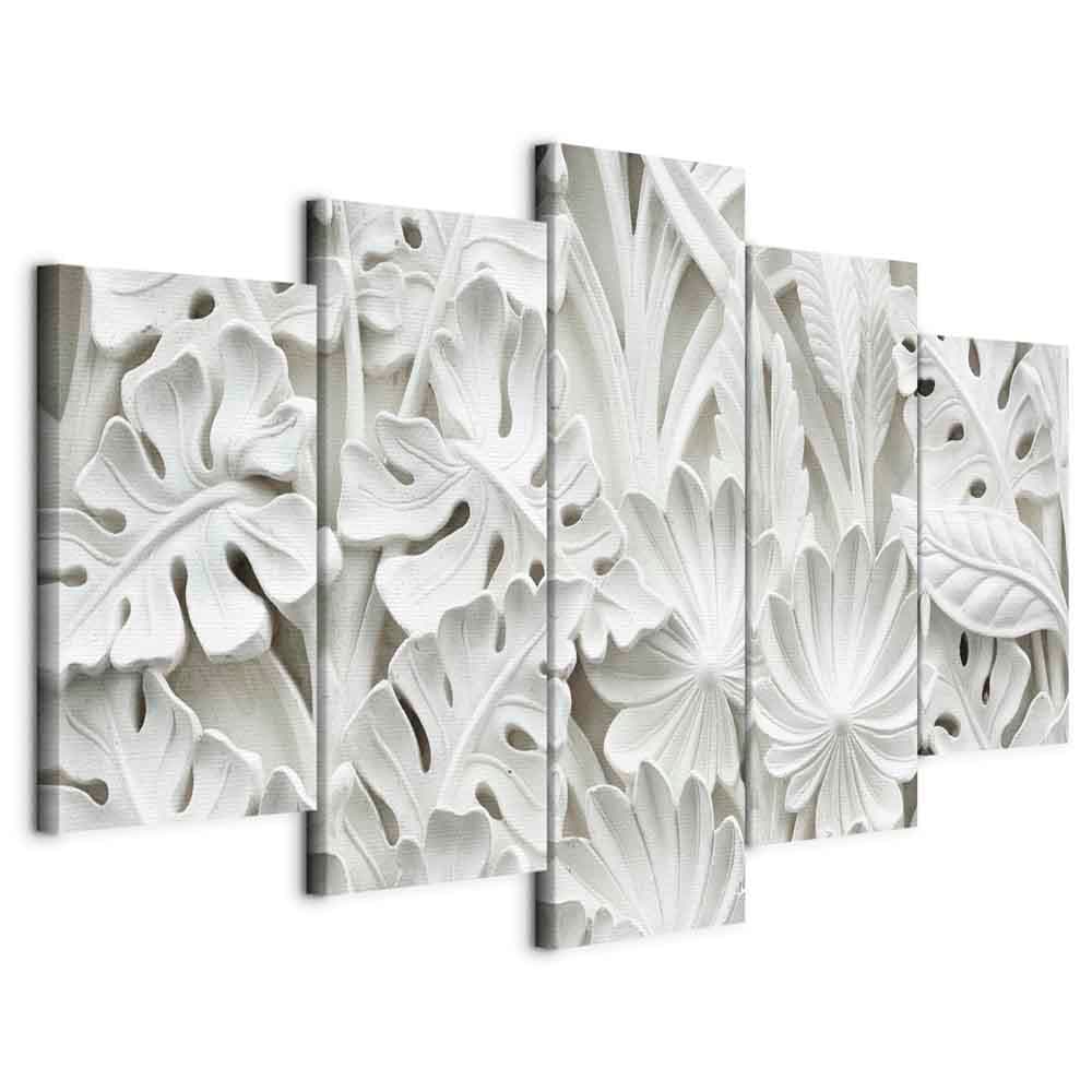 Leinwandbild Alabastrowy ogród szeroki 225×112.5 cm, Standardleinwand
