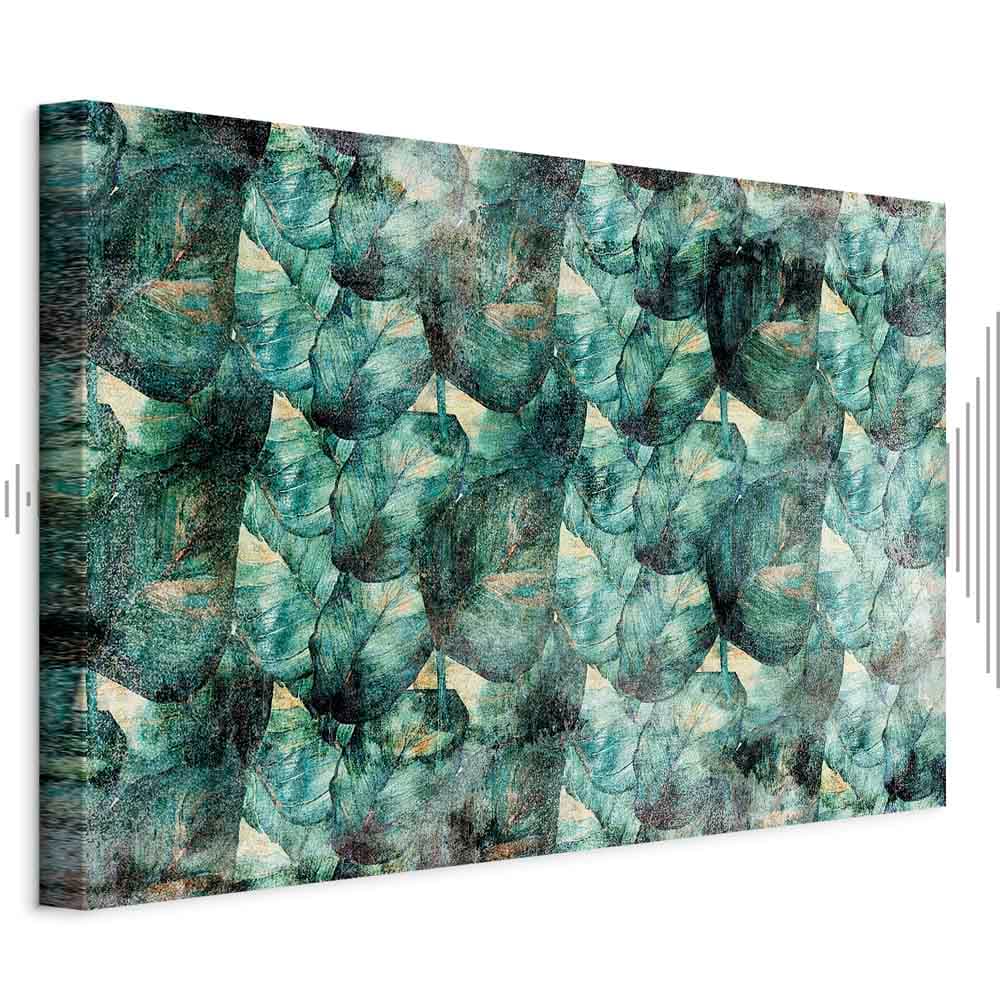 Obraz na płótnie Zielone myśli szeroki 120×80 cm, płótno standard