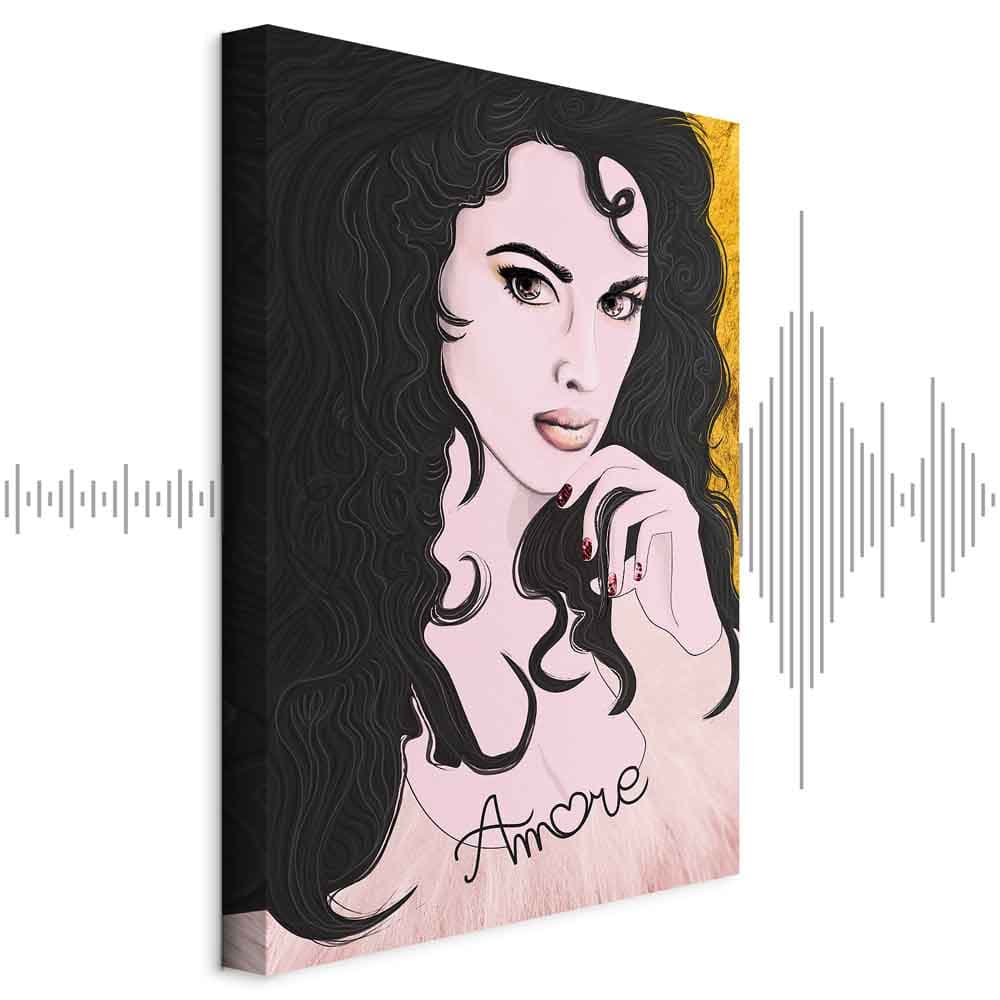 Картина на холсте Amore Mio 60×90 см, стандартный холст