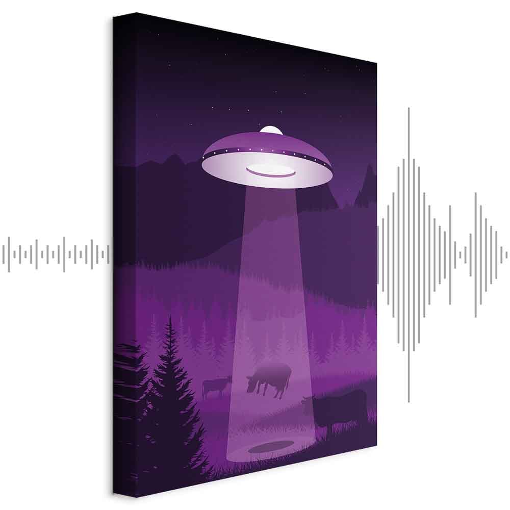 Картина на холсте Ufo 60×90 см, стандартный холст