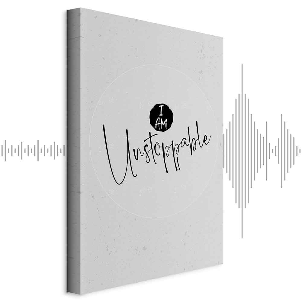 Картина на холсте I Am Unstoppable 20×30 см, стандартный холст
