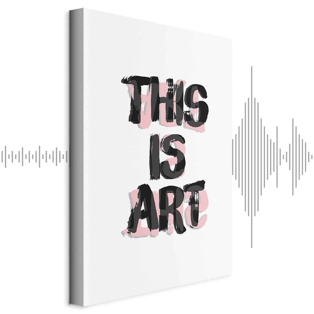 Картина на холсте This Is Art 20×30 см, стандартный холст