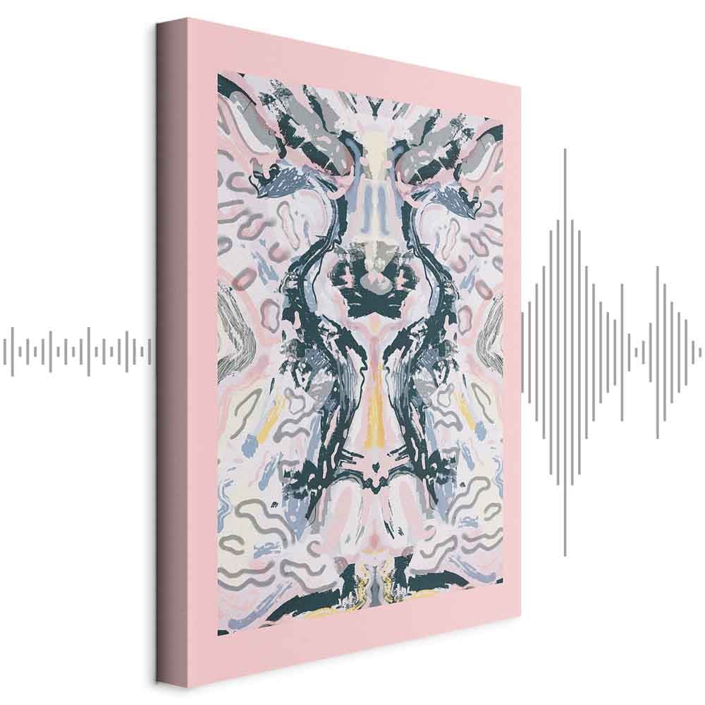 Obraz na płótnie Mantra Rorschacha 80×120 cm, płótno standard