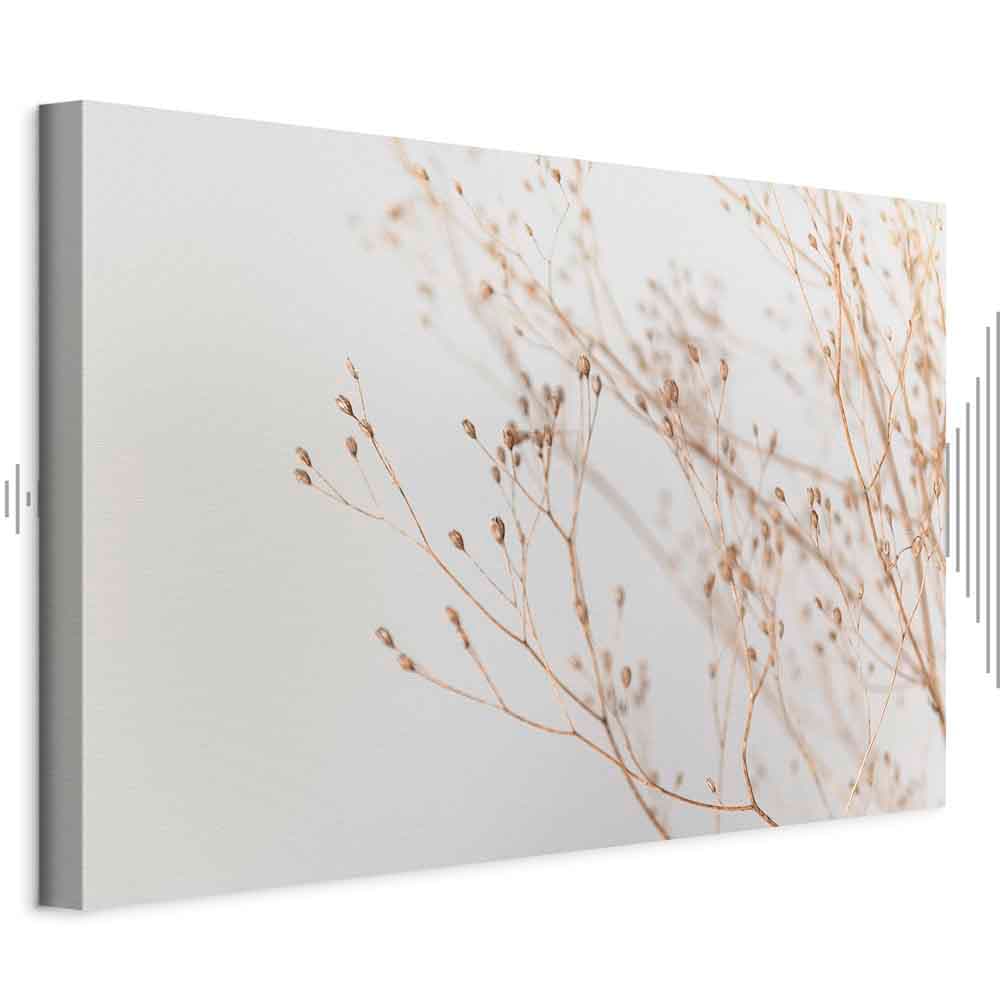 Leinwandbild Minimalistyczna gałązka szeroki 60×40 cm, Standardleinwand