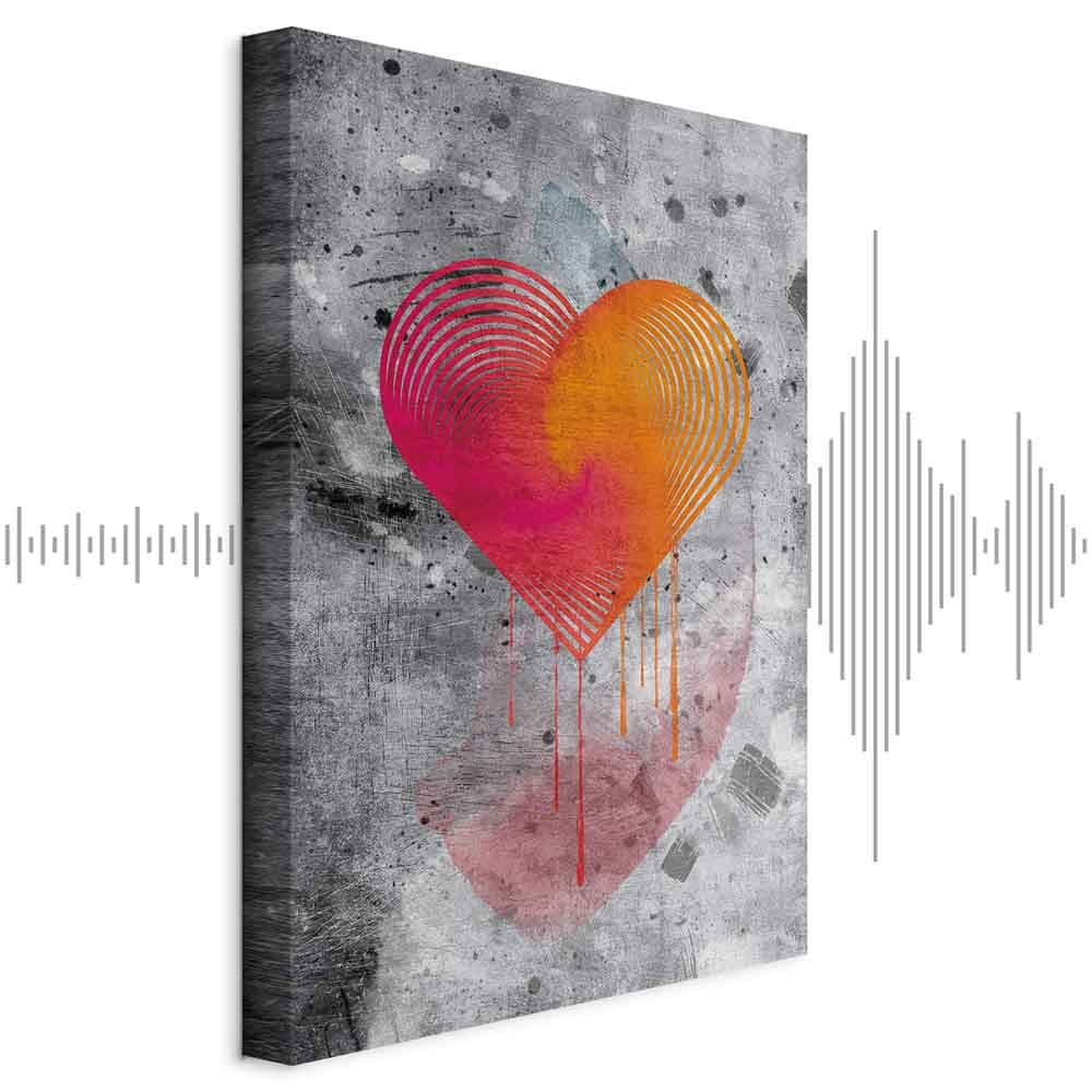 Canvas print Szczere wyznanie 40×60 cm, standard canvas