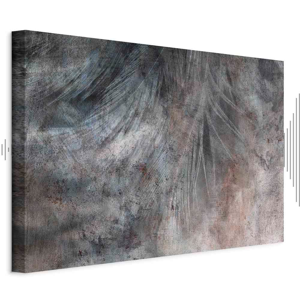 Obraz na płótnie Szarość pióra szeroki 30×20 cm, płótno standard