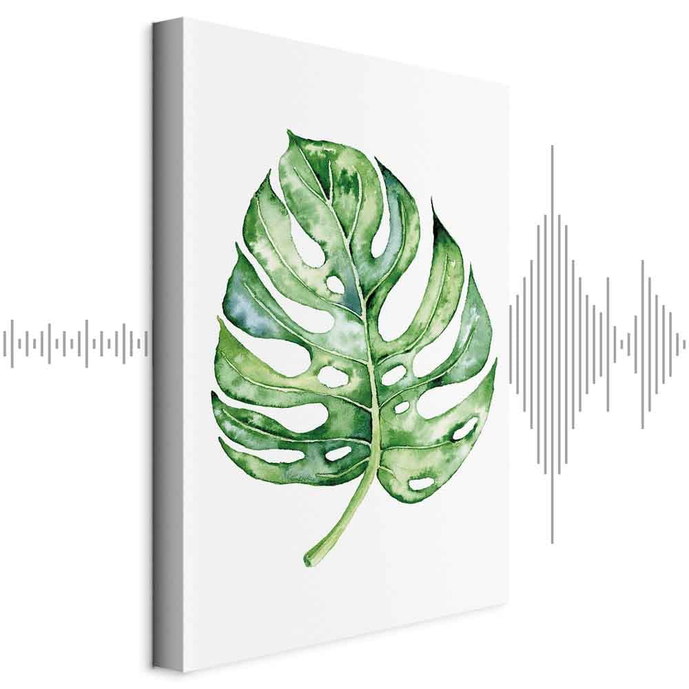 Картина на холсте Akwarelowa monstera 40×60 см, стандартный холст