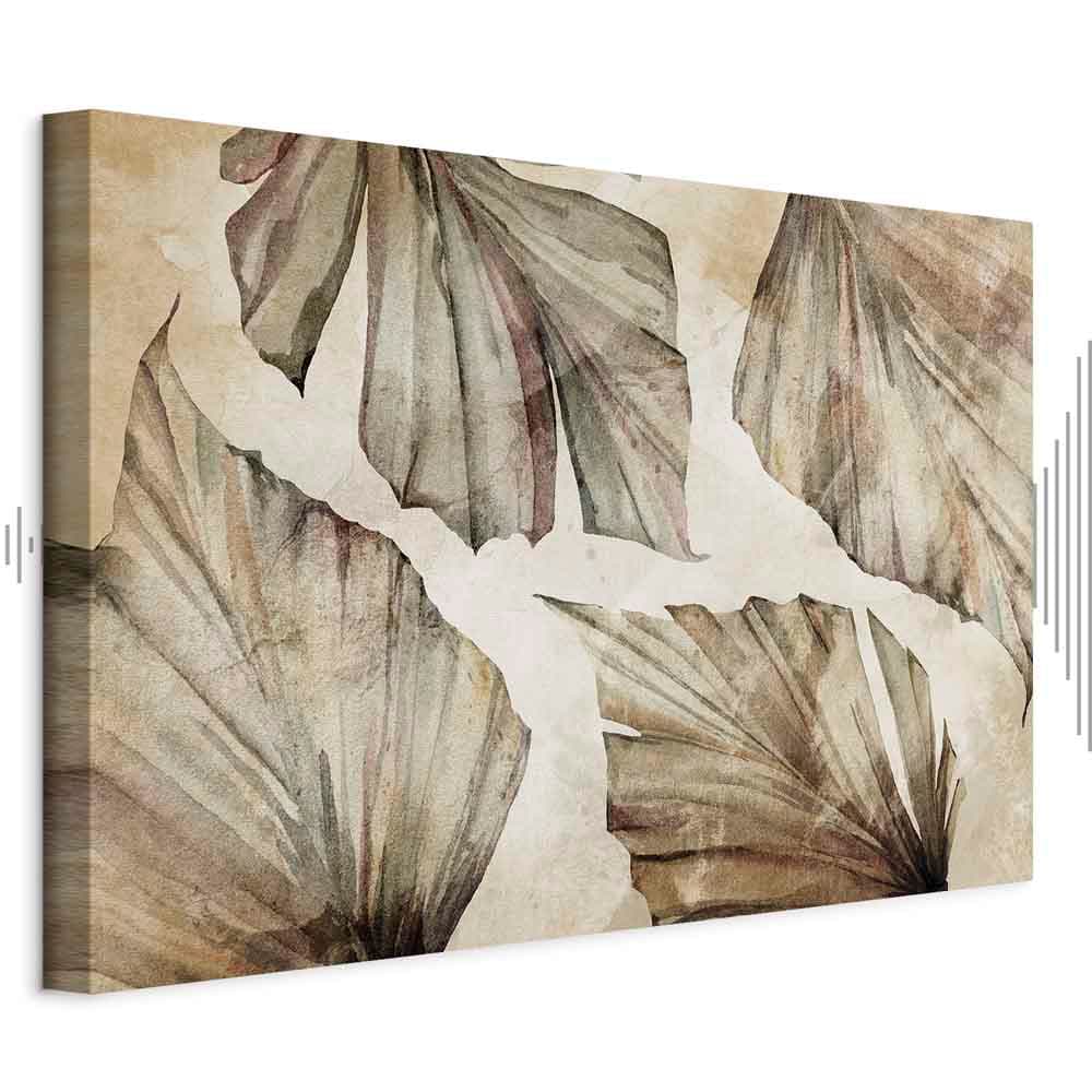 Leinwandbild Jesienne liście szeroki 90×60 cm, Standardleinwand