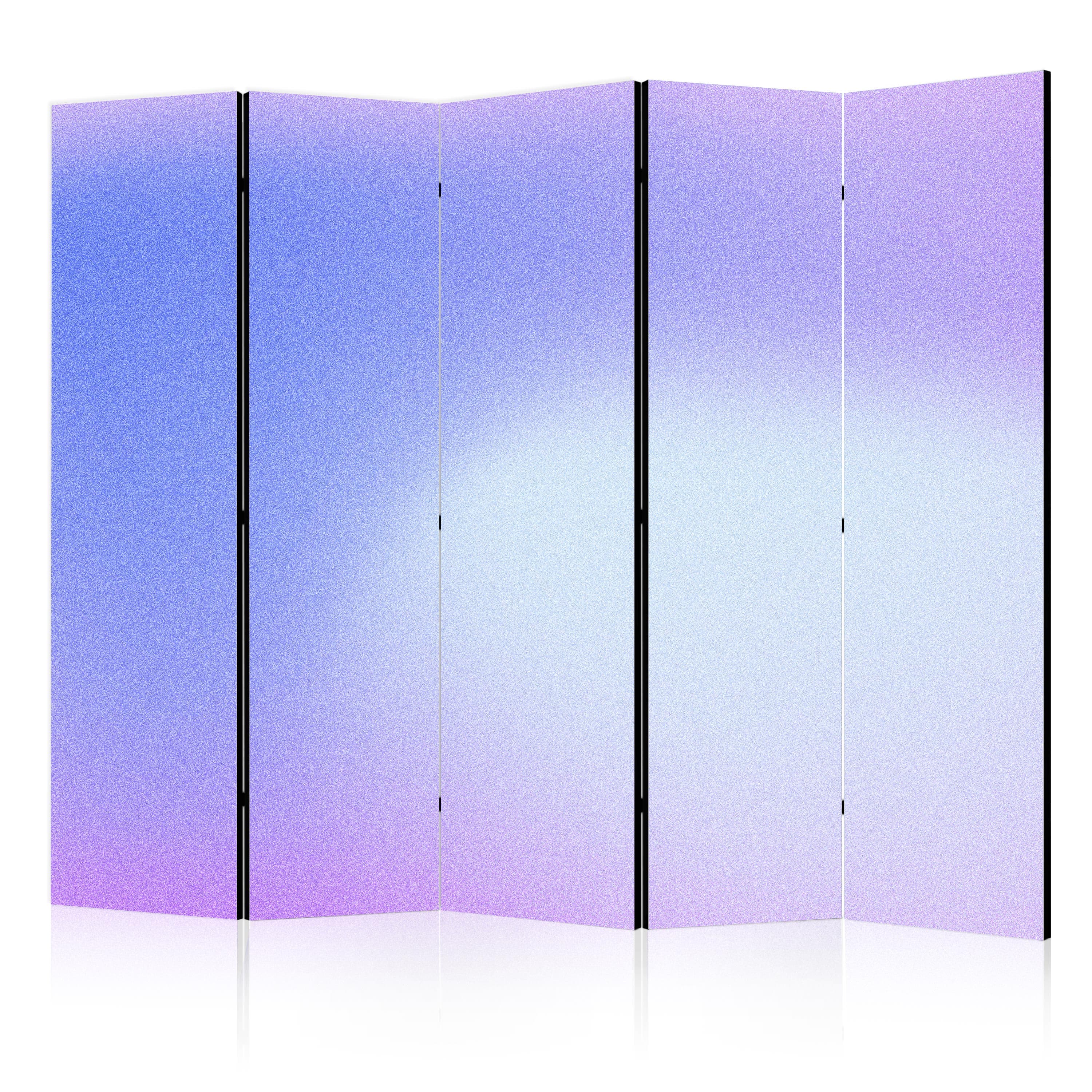 Room divider Wrzosowa mgła - delikatny gradient składający się z wielu odcieni fioletu 225×172 cm, one-sided