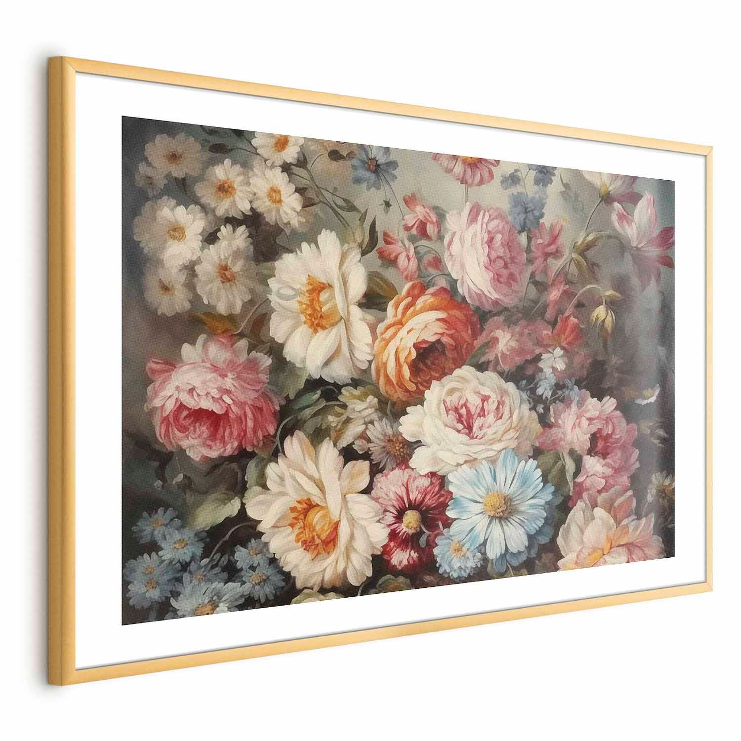 Plakat Zapach ogrodowych kwiatów 90×60 cm