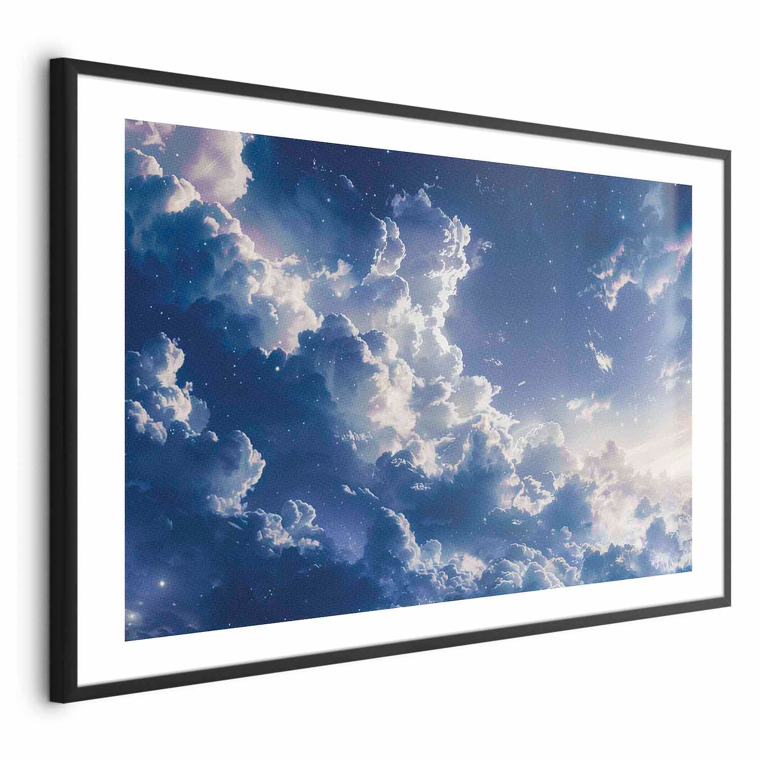 Poster Gwiezdne chmury i delikatne światło nad zakątkiem nieba 60×40 cm