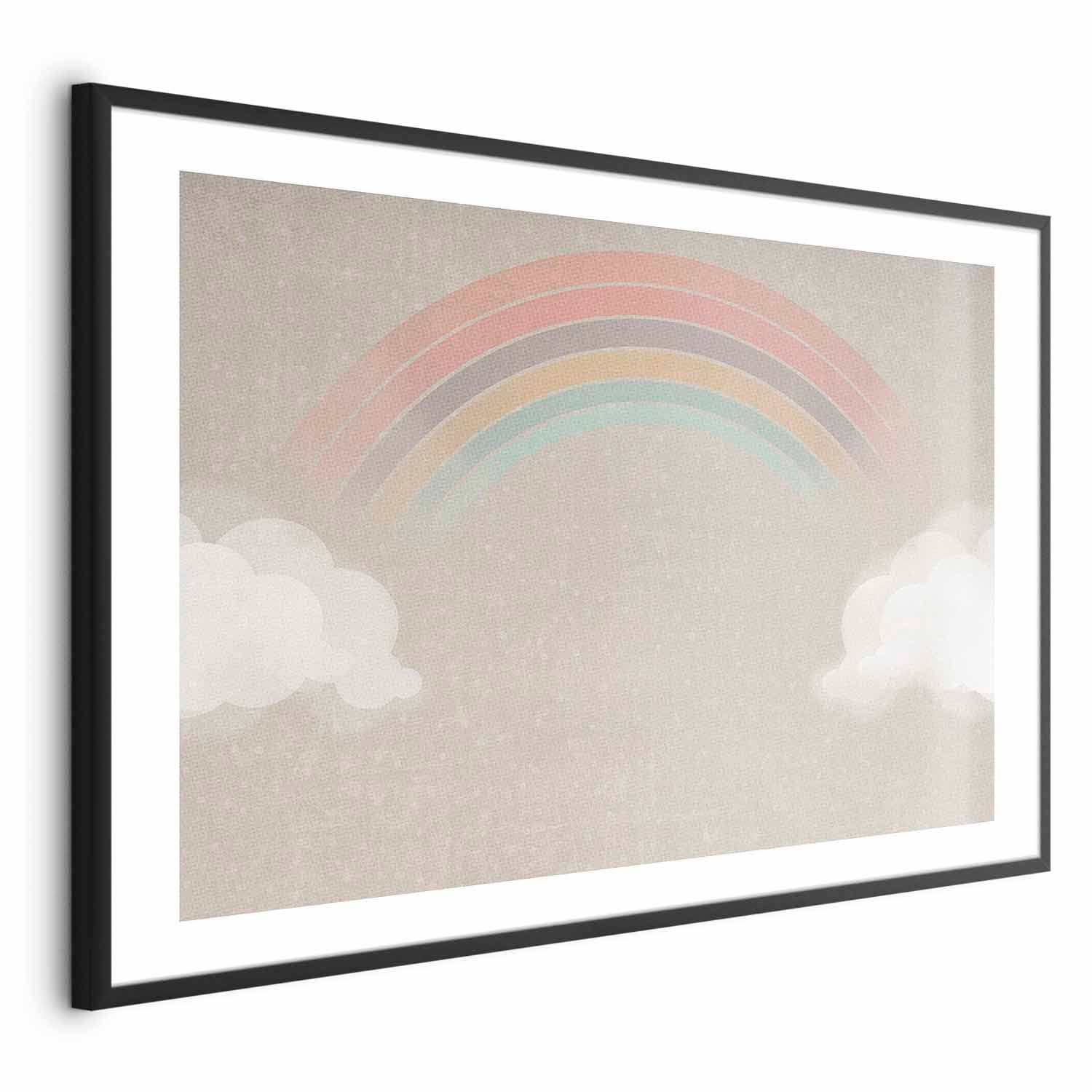 Plakat Tęcza w deszczu 30×21 cm