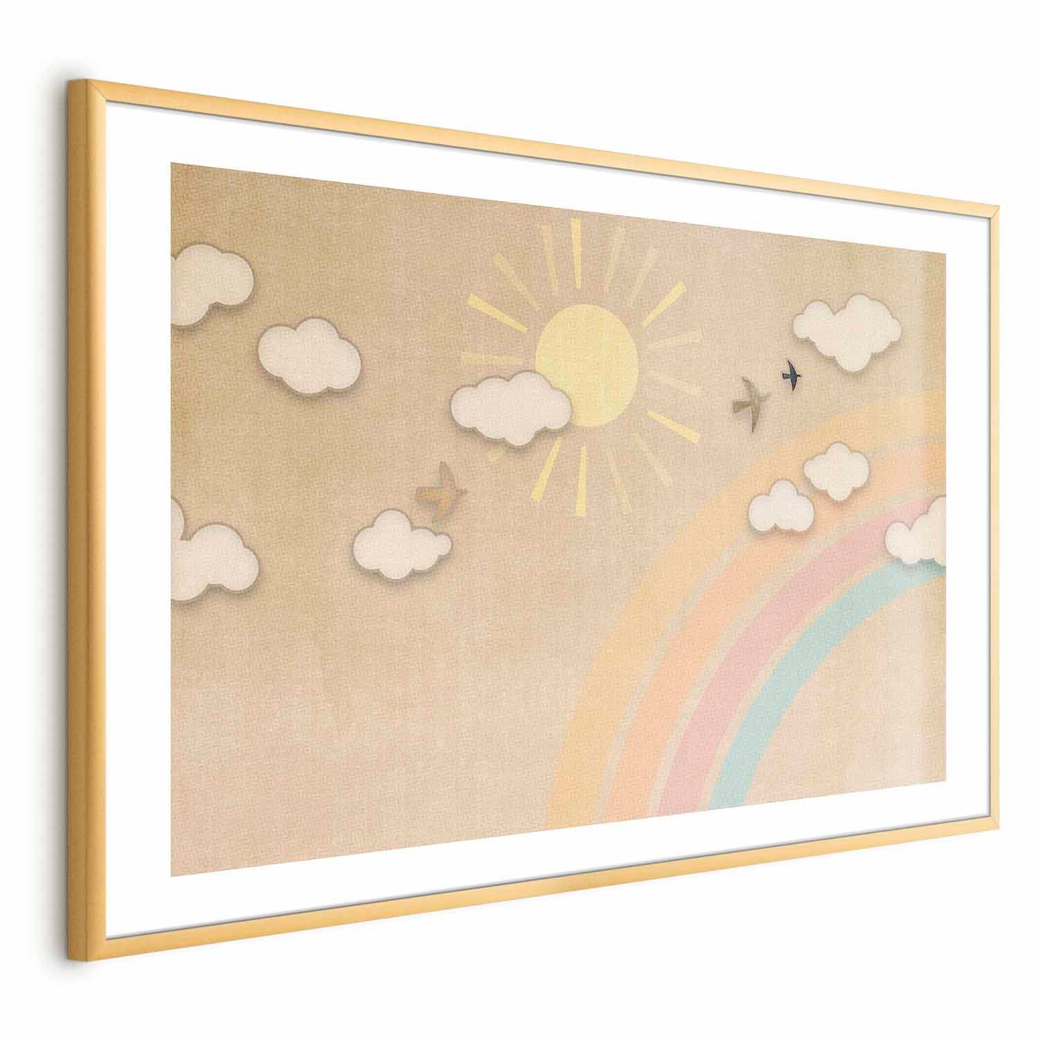 Plakat Tęczowy dzień 60×40 cm