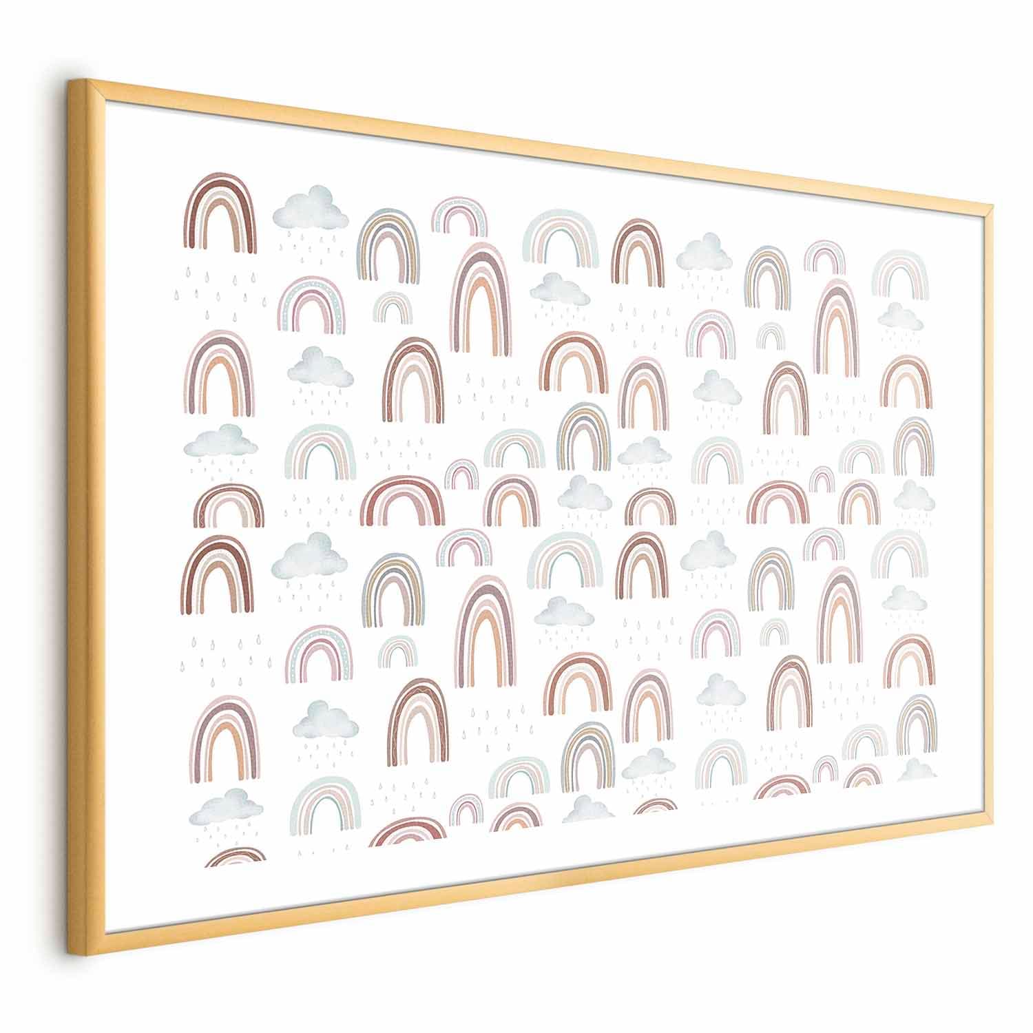 Plakat Tęcza po deszczu 60×40 cm