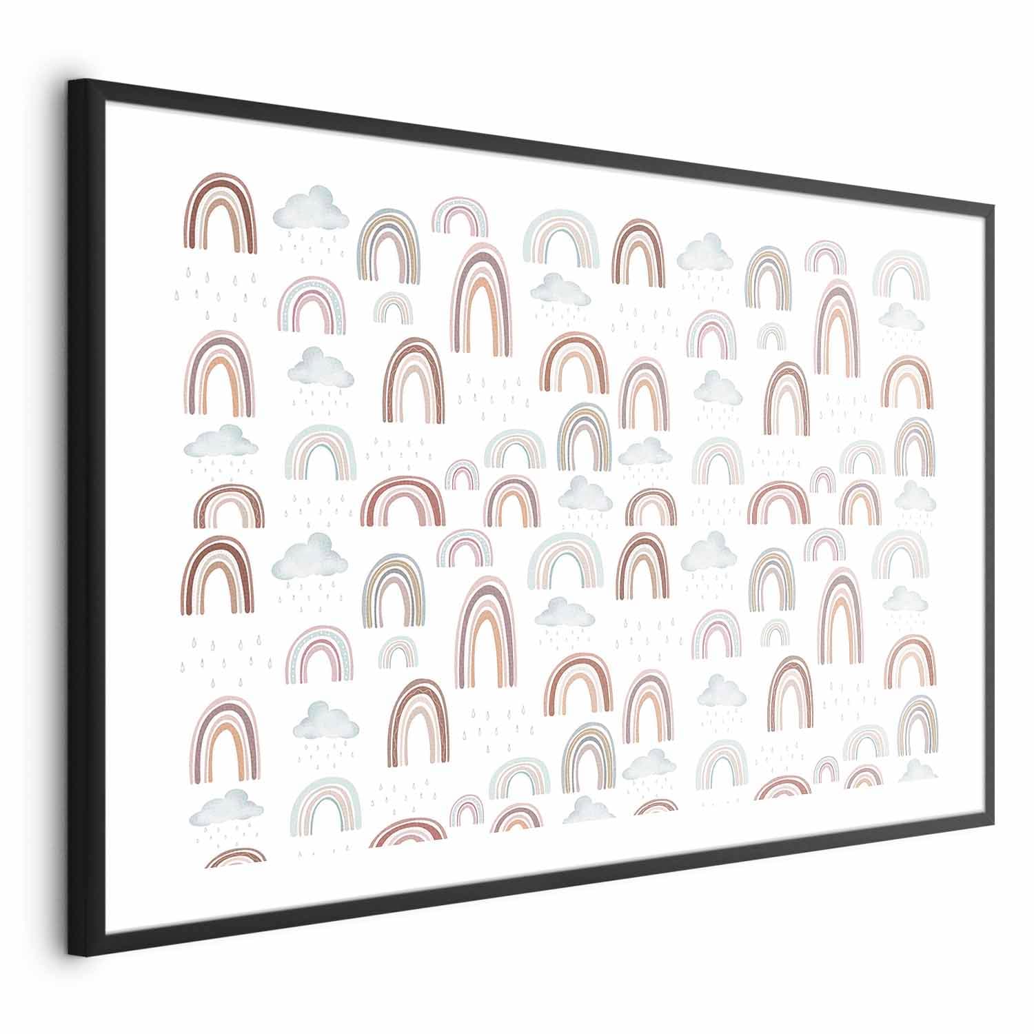 Plakat Tęcza po deszczu 30×21 cm