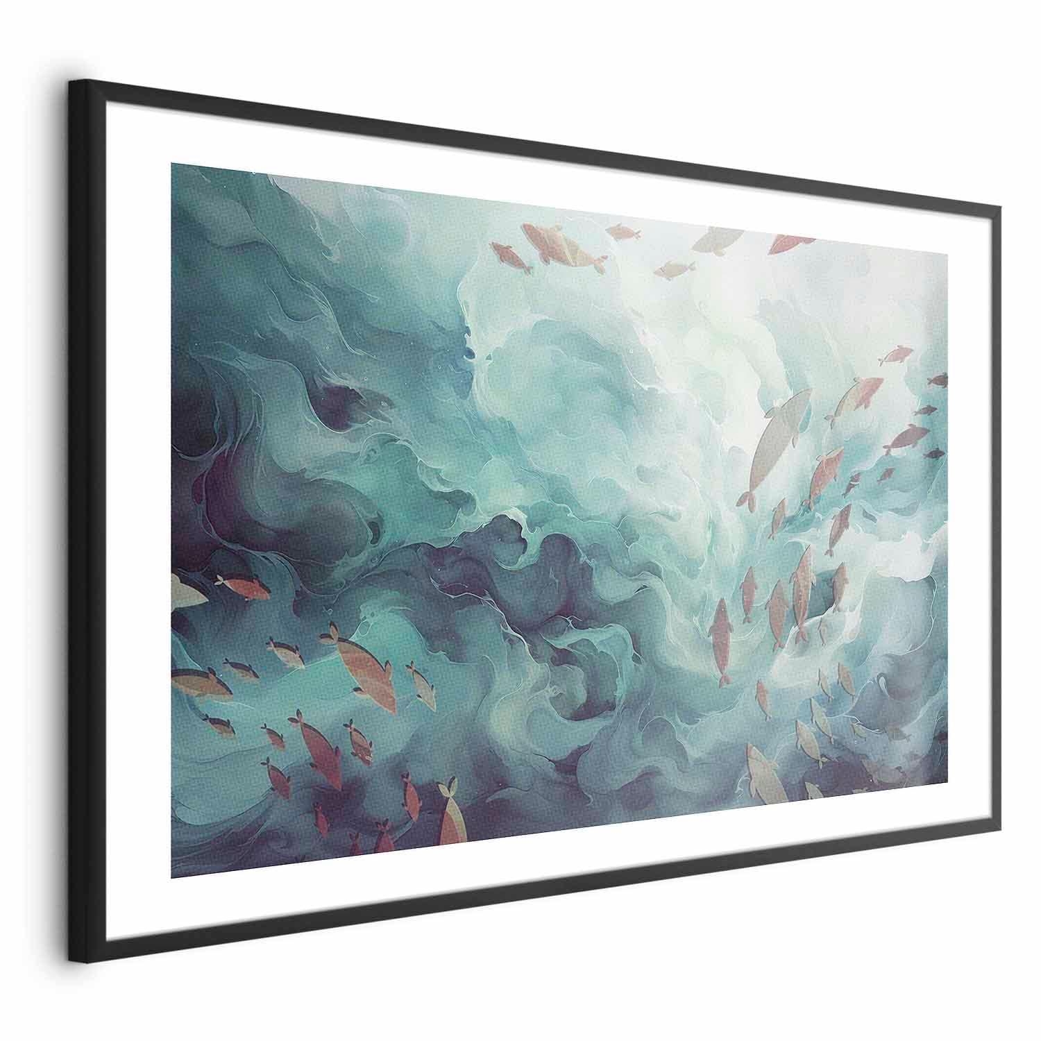 Poster Ryby w oceanie 42×30 cm