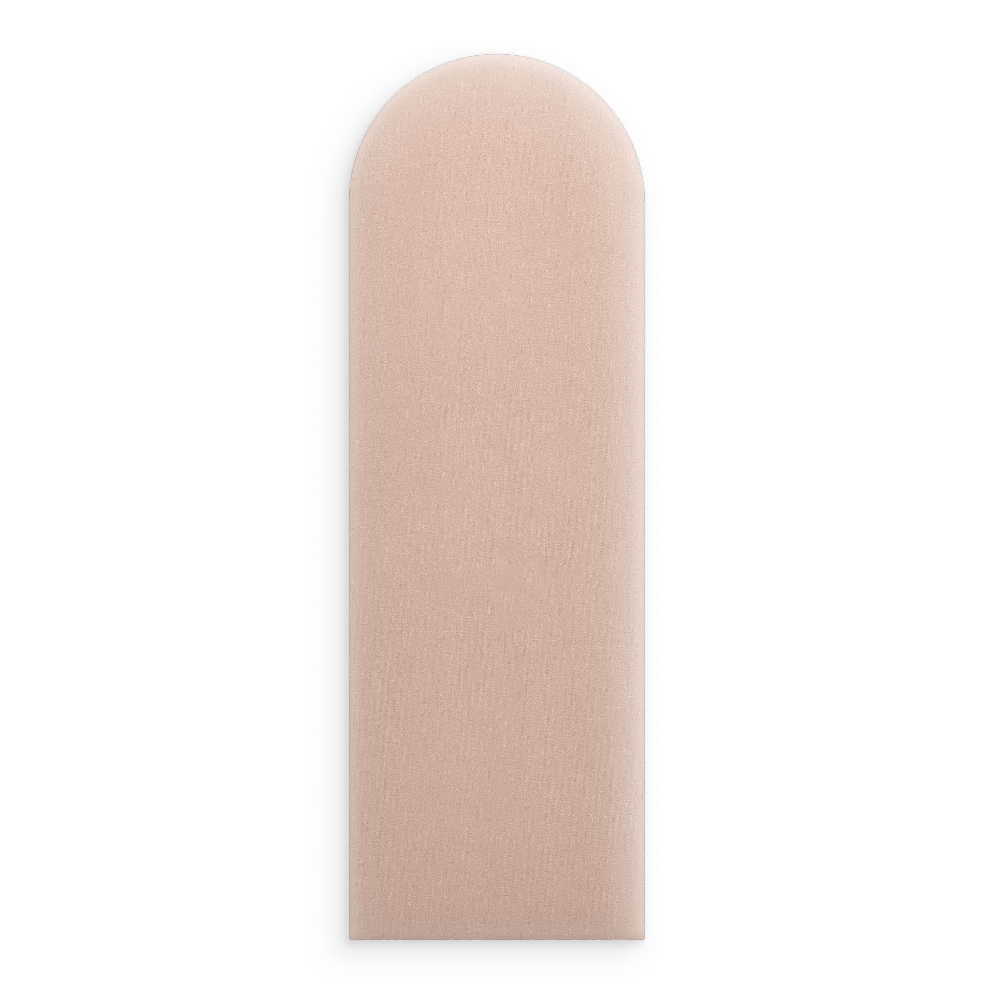 Upholstered panel Magic Velvet Pudrowy Róż 20cm 20×60 cm