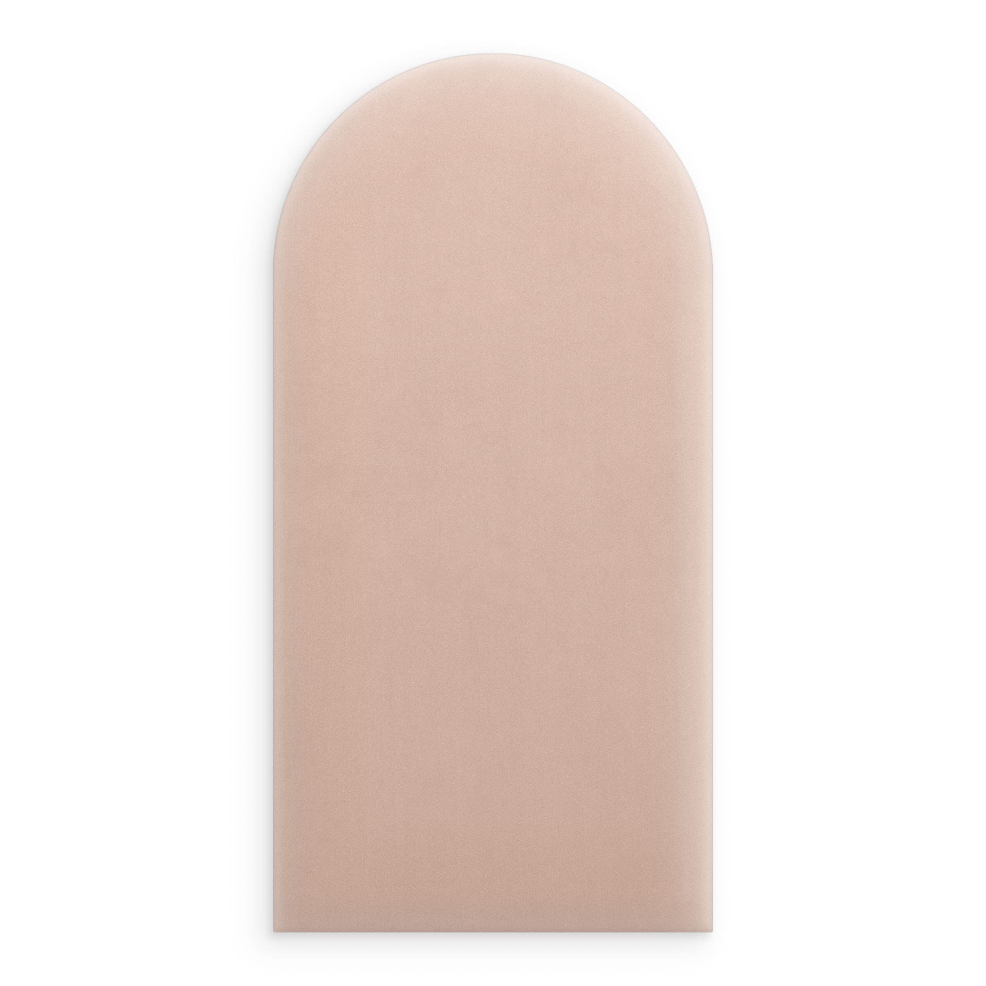 Upholstered panel Magic Velvet Pudrowy Róż 30cm 30×60 cm