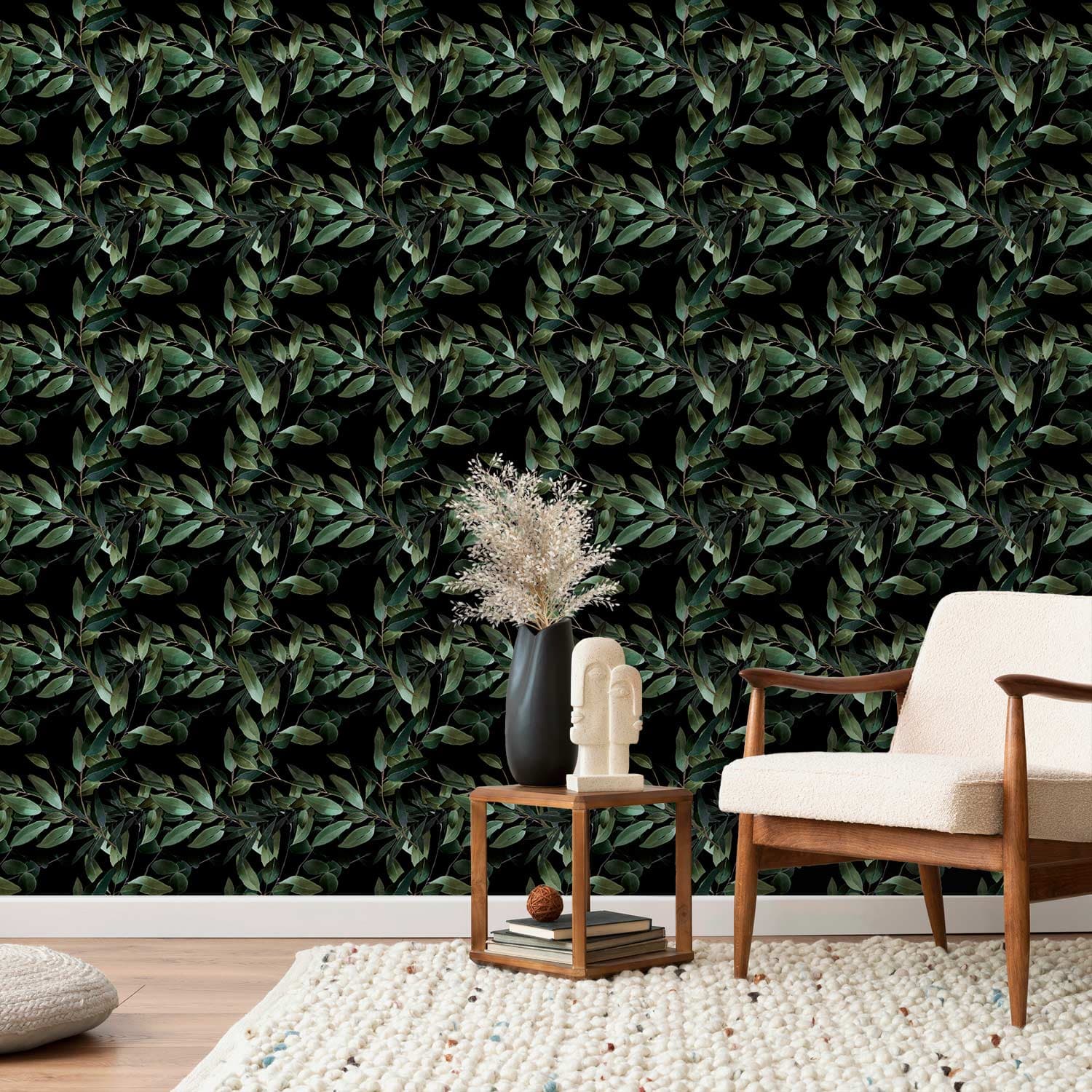 Tapeta Skrzydlata zieleń 50×1000 cm, flizelina standard