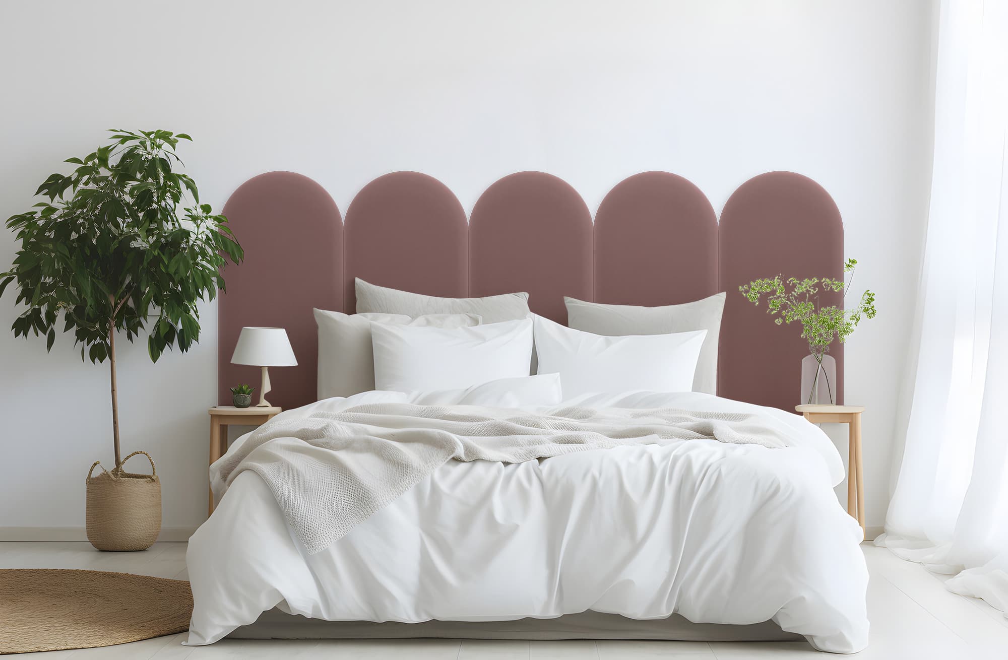 М'яка панель Magic Velvet Brudny Róż 30cm 30×60 см