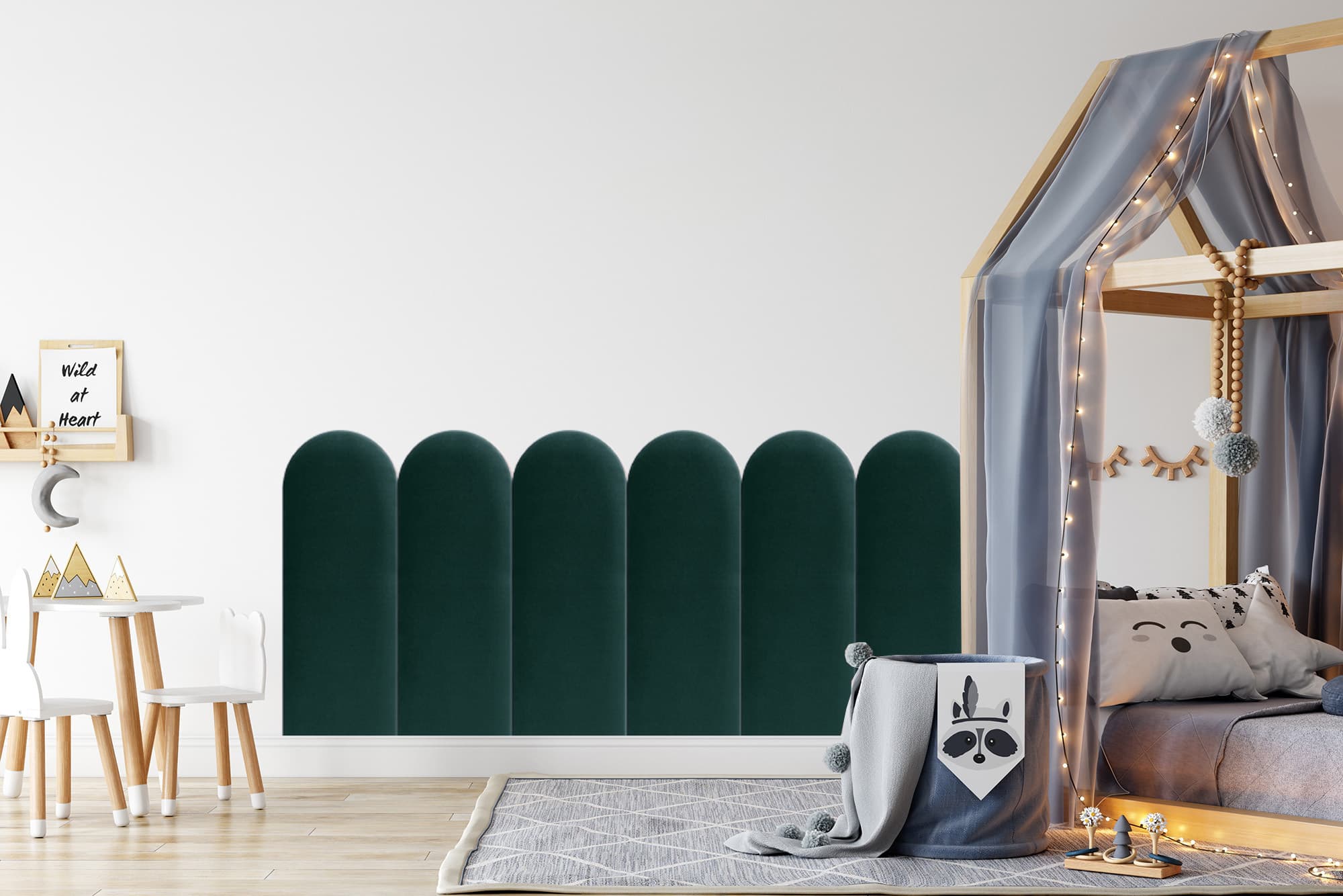 Мягкая панель Turkusowy 30cm 30×80 см