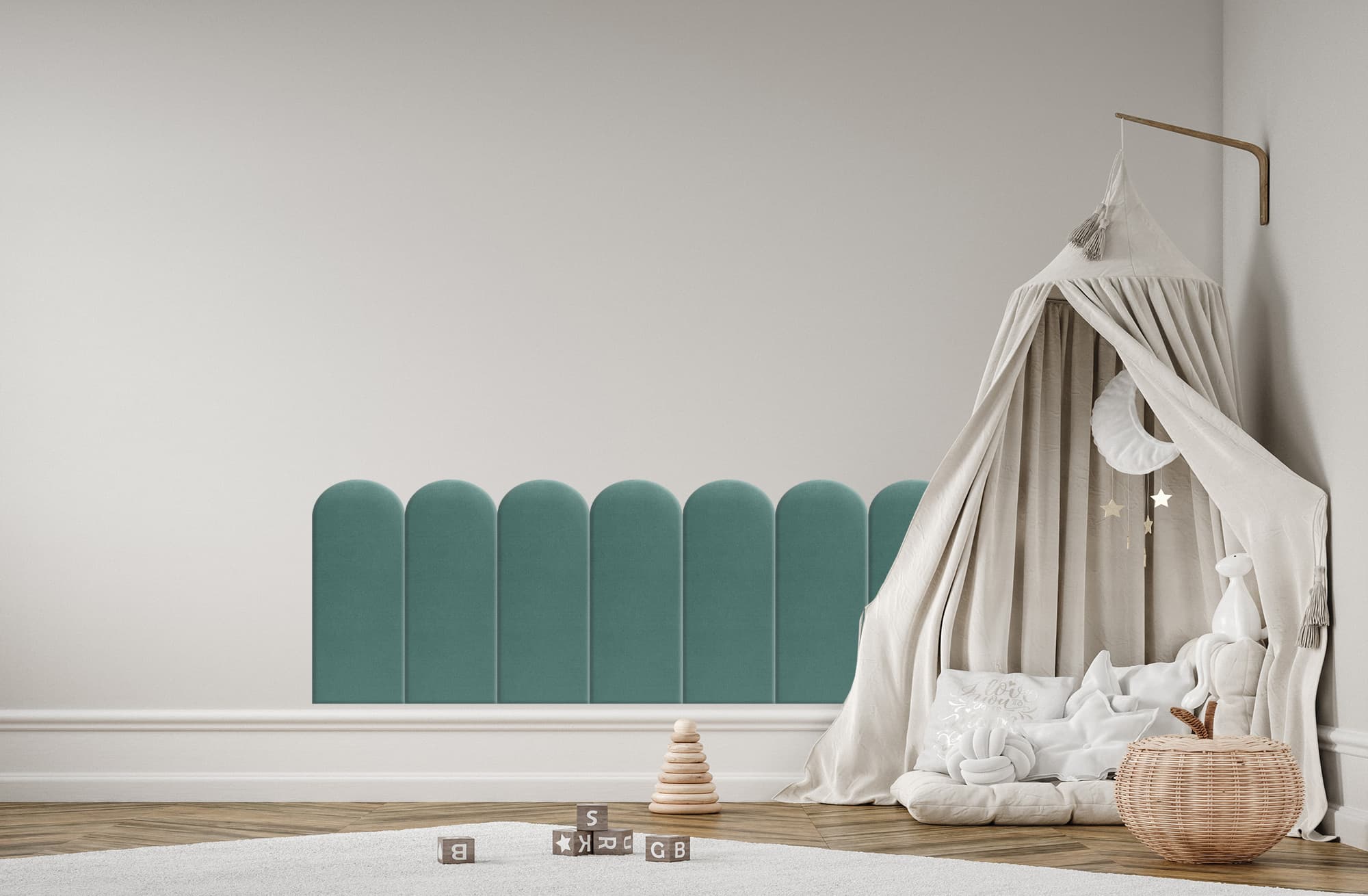 Polsterpaneel Morski 20cm 20×60 cm