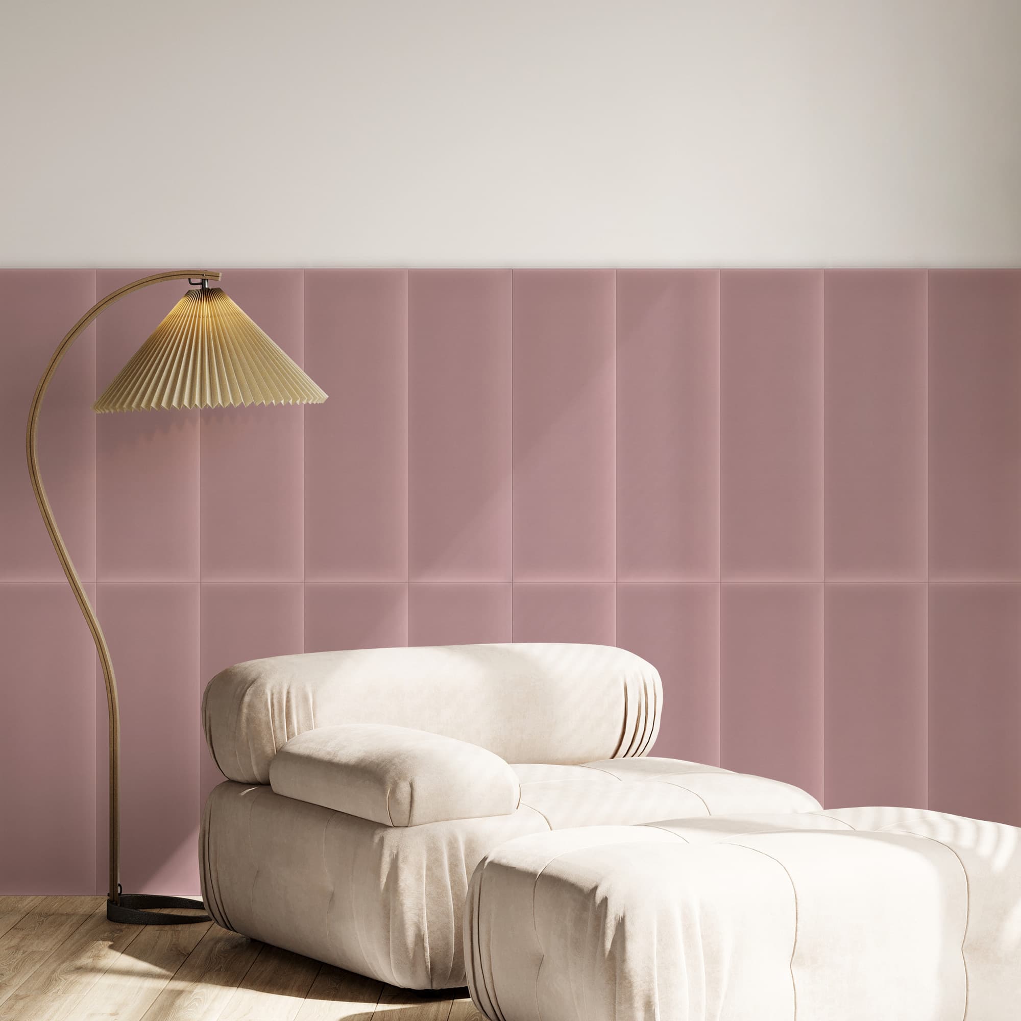 Panel tapicerowany Panel Tapicerowany Magic Velvet Różowy 60x20 cm